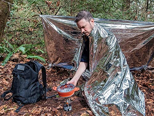 Healthyline - Thermal Foil Sauna Blanket (Pack Of 50 Pcs) - For Detox & Weight Loss, Far Infrared Therapy, Survival And Preparedness - Retains Up To 97% Of Body Heat - 64In X 84In Mylar Sheets #TOP4