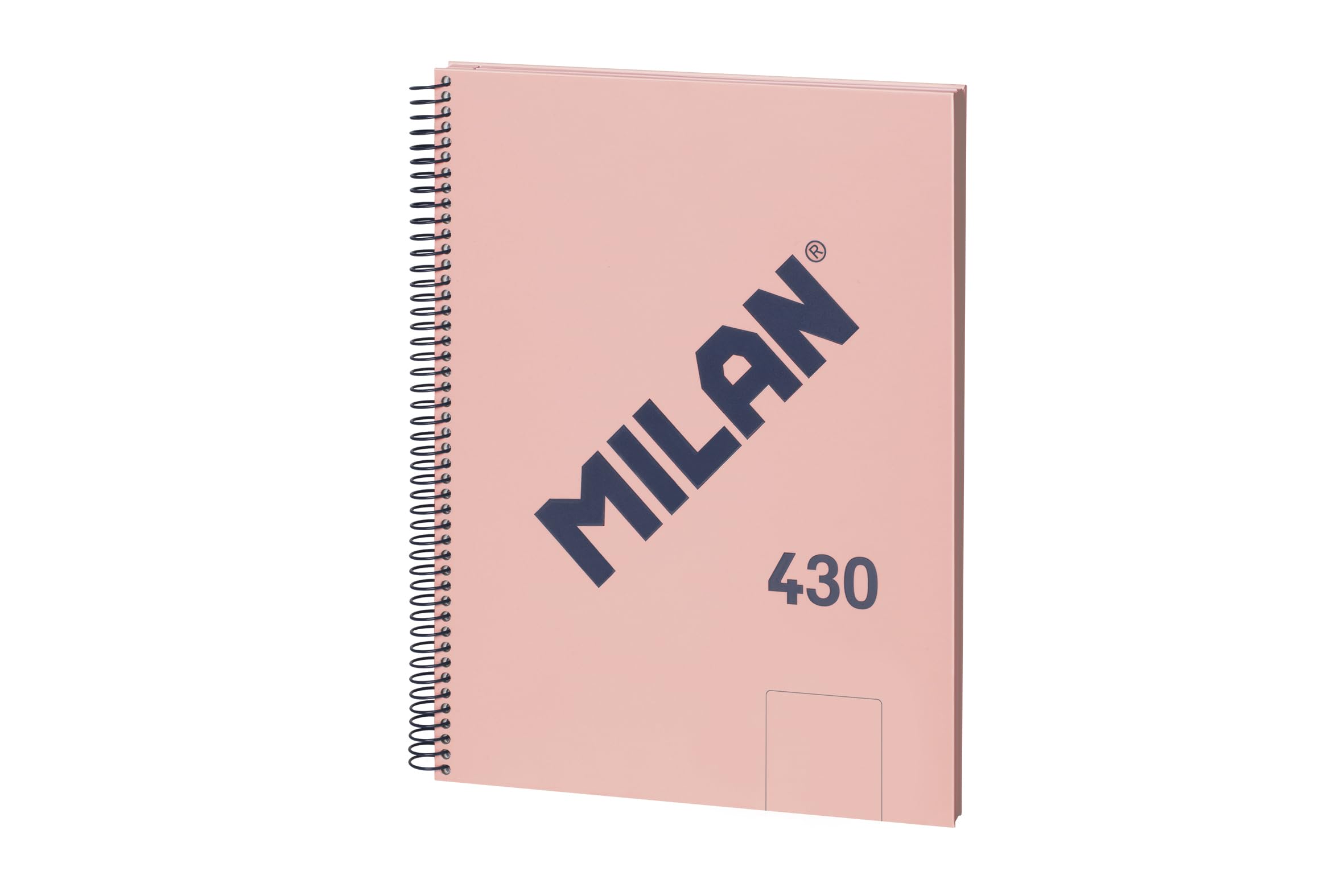 MILAN® A4 Hardcover Spiral Notebook 80 Sheets 95gsm 430 Since 1918 Collection Pink