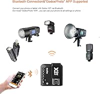 Vista 3 de Godox X2T-S Wireless Flash Trigger Compatible with Sony Camera Bluetooth Connection APP Control 1/8000s HSS Transmitter for Godox V1S TT685S TT350S