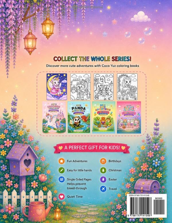 MAGIC, ROARS & PAWS! (3-IN-1): Unicorn, Shiba Inu & Dinosaur Coloring Book Bundle for Kids Ages 4-8 (Cute Adventures Coloring Book Bundles) image 3