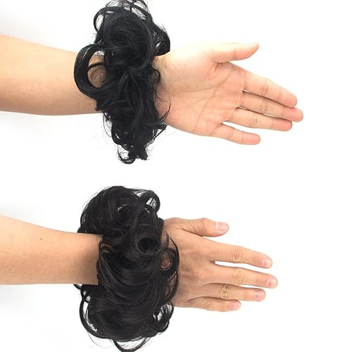 Miniatura 27 de Messy Hair Bun Extensions Chignons Hair Hair Scrunchie Scrunchy Updo Hairpiece