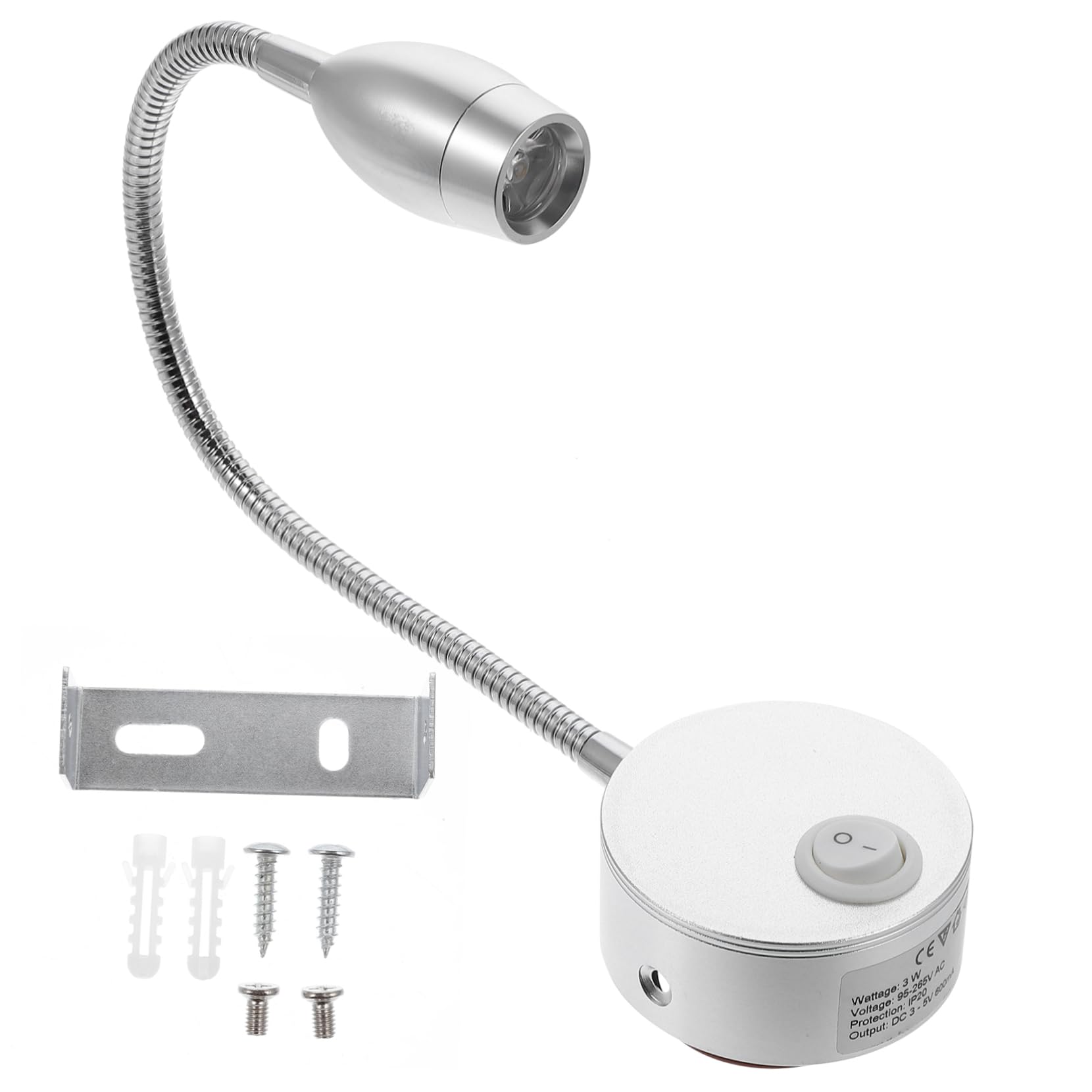 Homoyoyo Simple Bedside Lamp Student Reading Lamp Wall Lights for Bedroom Led Eye-Care