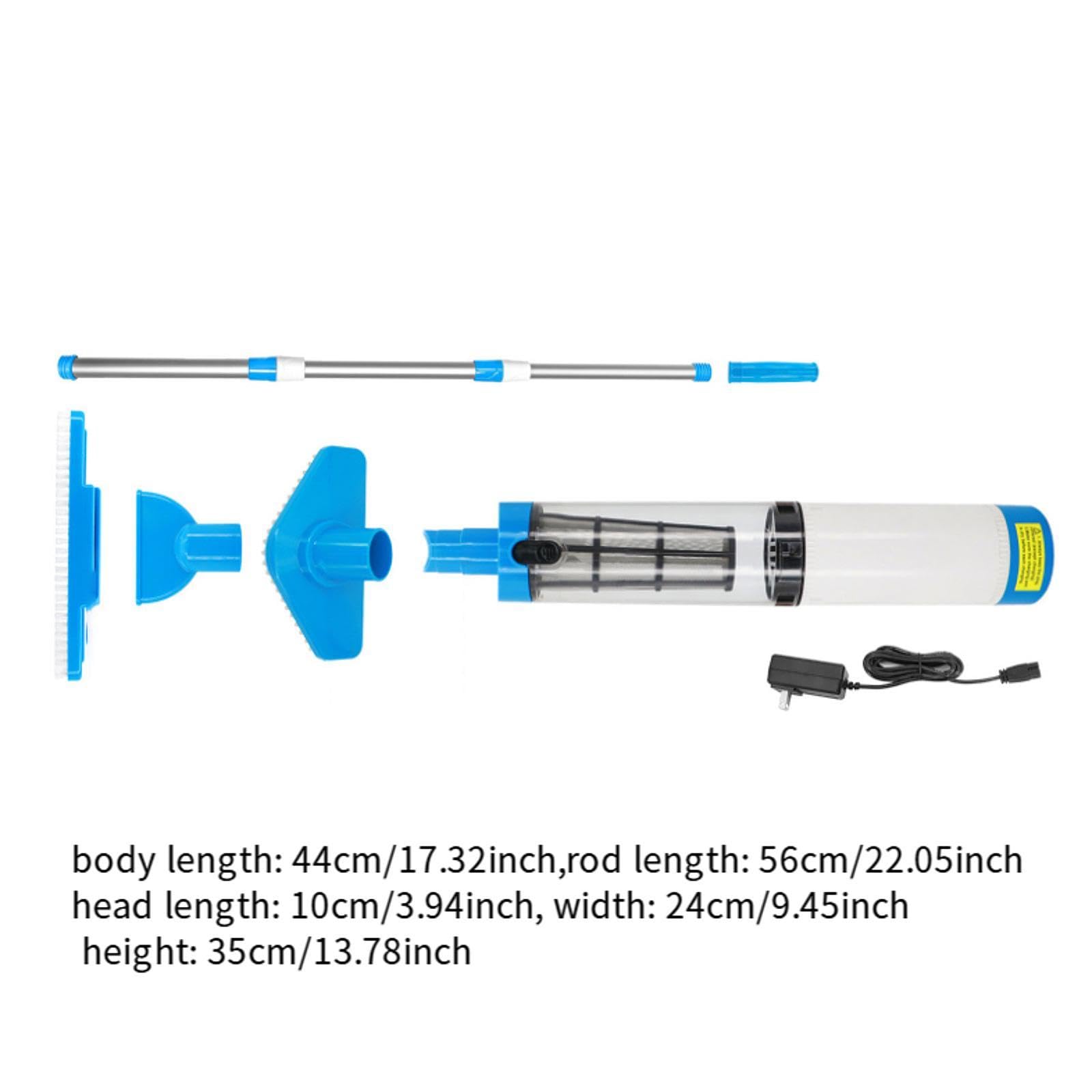 Fenteer Aspiradora Portátil Recargable para Limpieza de Piscinas Pequeñas, 3 en 1