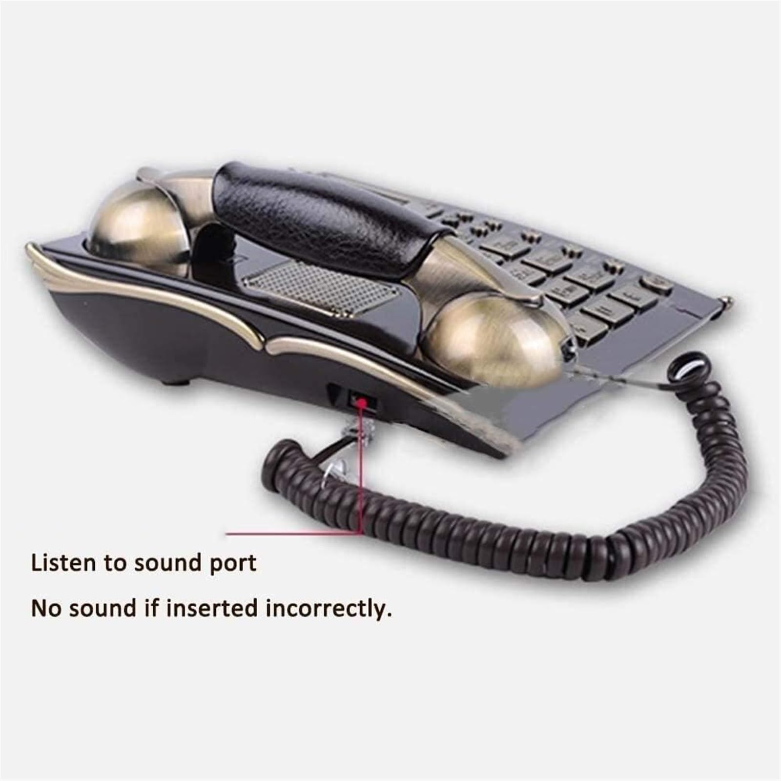 Telefon Telefon domowy Przewodowe telefony stacjonarne Do domowego telefonu retro, identyfikacja rozmówcy Zapowiedź głosowa, przewodowy stacjonarny telefon stacjonarny w domu biurowym