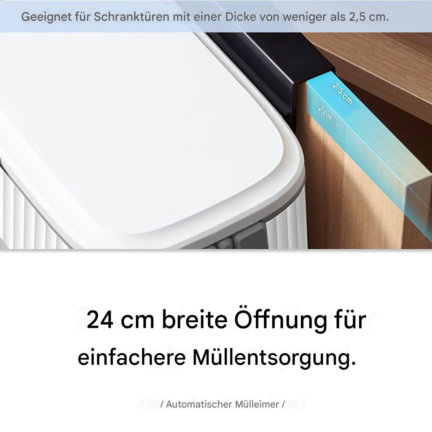 Abfalleimer Mit Deckel, Aufhängbarer Abfalleimer Korb Mit Deckel, Wandmontierter Mülleimer, Für Haushalt Büro Auto Küche Bad Schrank