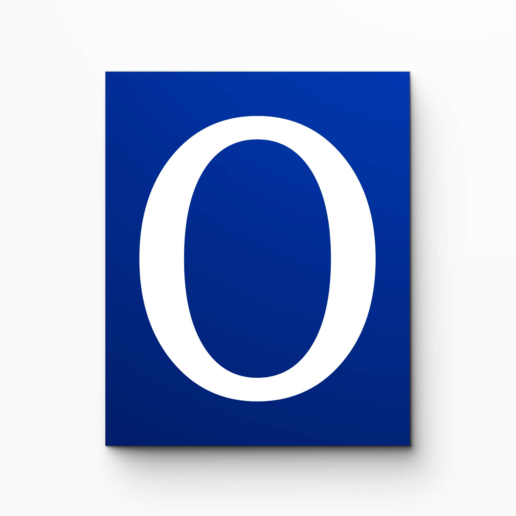 Kantu2113001 Royal Blue Ceramic Tile Address Number