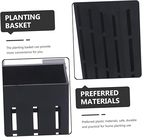 Miniatura 5 de balacoo 12 piezas de soporte para ropa, contenedores de plantación, agujeros, hornos de pescado, plantas hidropónicas, colgador de tanque, nuevo