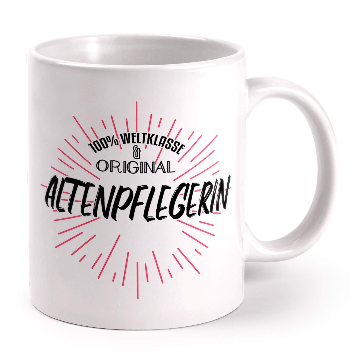 Fashionalarm Tasse Baggerfahrer - Ich Führe Selbstgespräche Beidseitig Bedruckt Mit Spruch | Lustige Geschenk-Idee Kollege Arbeit Berufe-Tasse, Weiß 330 Ml