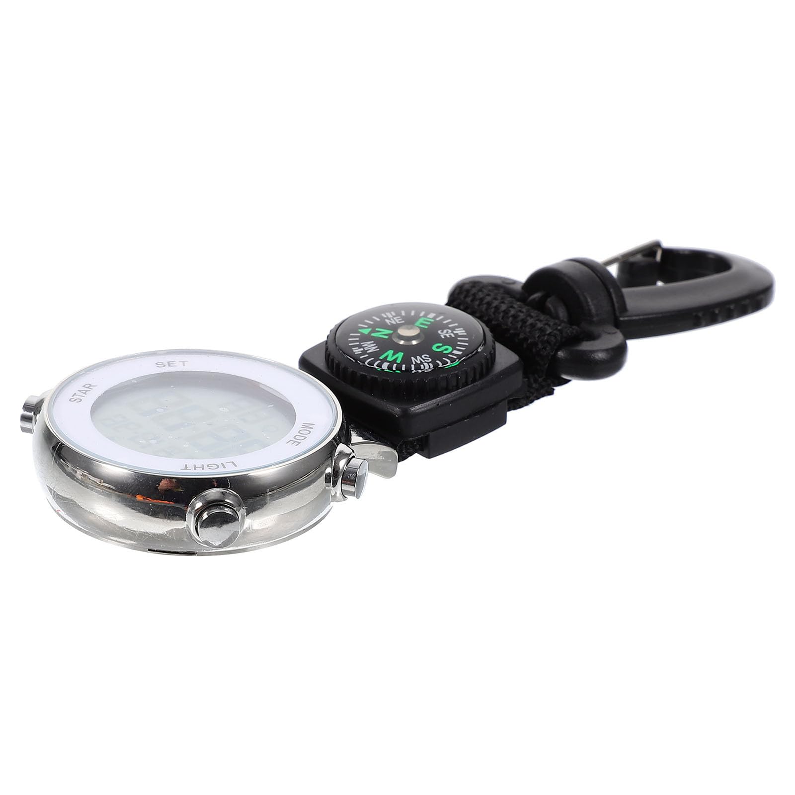 Reloj electrónico preciso correa de nylon cristal resistente a rayaduras para camping 8
