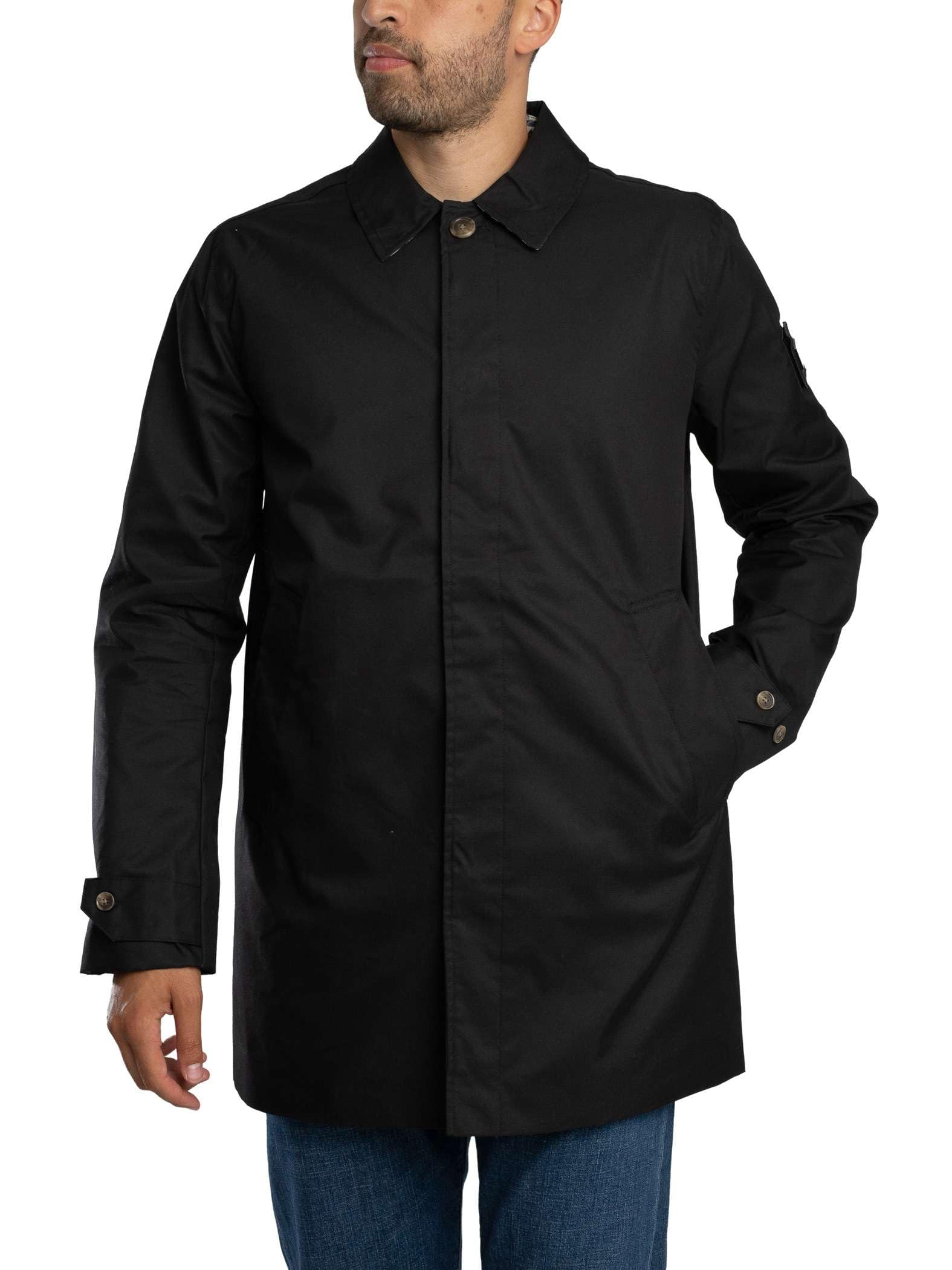 Weekend Offender Men's Whitehouse Mac Jacket, Black, XXL