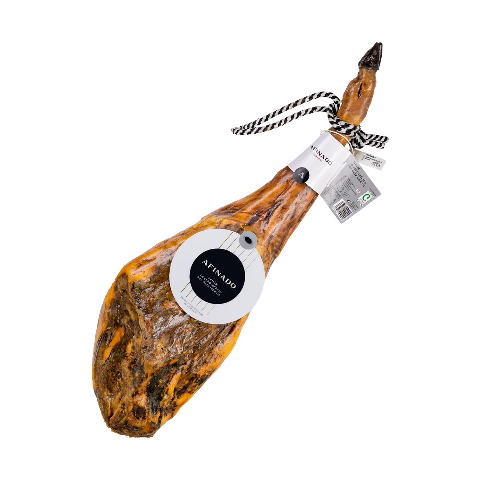 Lote de jamón ibérico con productos gourmet para regalos, embutidos ibéricos y queso de la Serena
