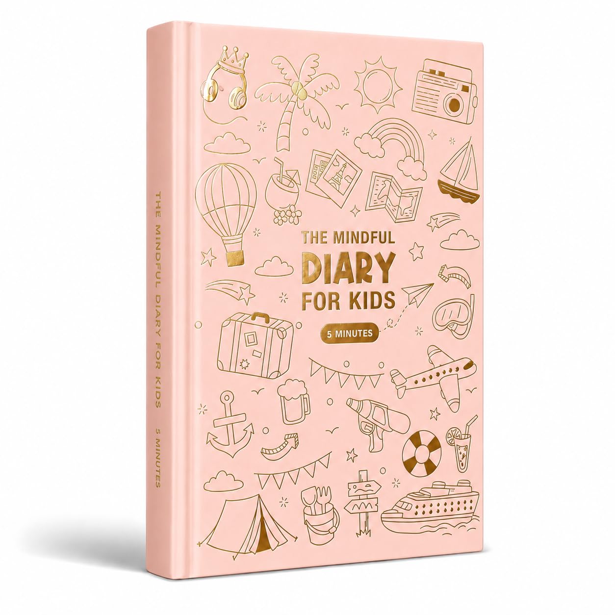 BIROYAL 5-Minute Kids Diary - Kids Journal for Aged 6–12 - Develop Mindfulness, Positive Habits & Emotional Expression - Gratitude Journal for Girls & Boys