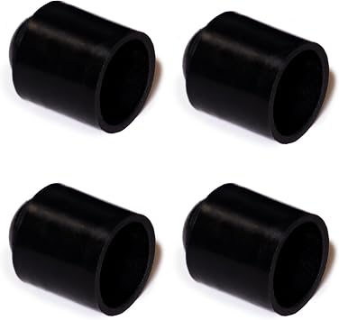 OKKO Replacement Billiard Pool Cue Rubber Bumpers, Slip-On, Pack of 4
