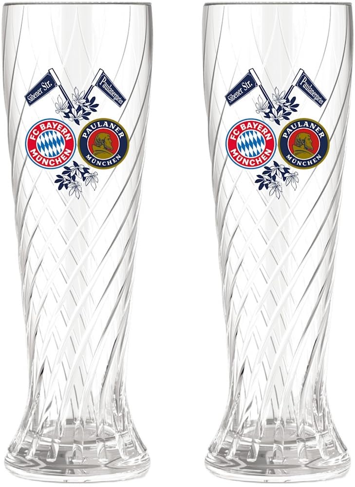 FC Bayern München Weißbierglas 2er -Set - STK