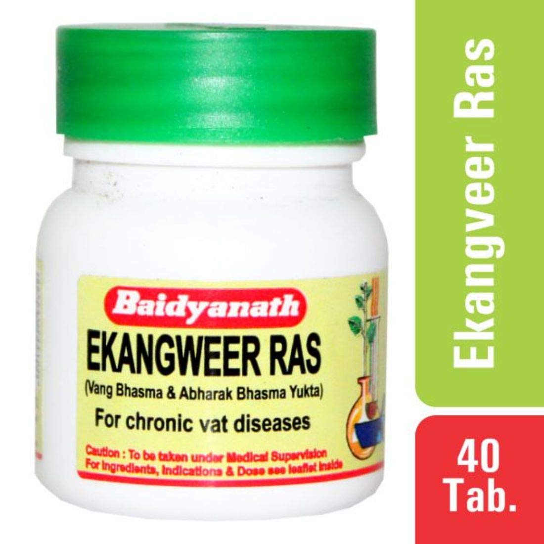Baidyanath Ekangweer Ras I Pain Relief I 40 Tabs 2