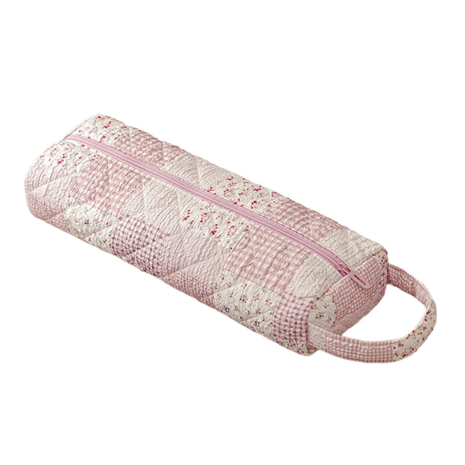 Portable Large Capacity Quilting Cotton Hair Dryer Storage Bag Dustproof Curler Storage Bags with Handle Print Hairdryer Accessory Bag