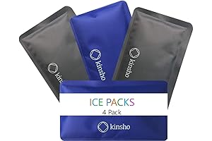 Long Lasting Ice Pack Trio: Essential Cooling Companions for Your Lunch Box,...