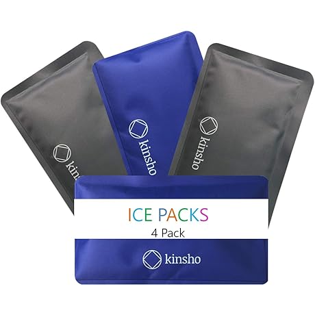 Long Lasting Ice Pack Trio: Essential Cooling Companions for Your Lunch Box,...