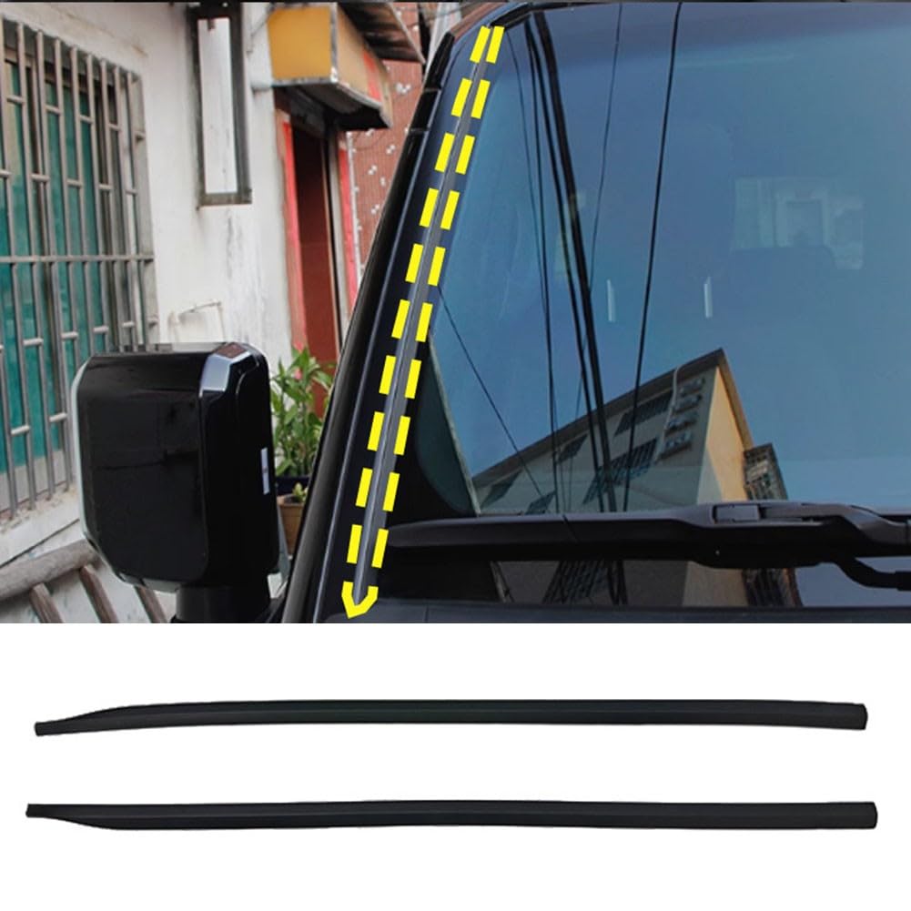 For Toyota Land Cruiser Prado LC250 Front Windscreen A Pillar Rubber Seal Strip