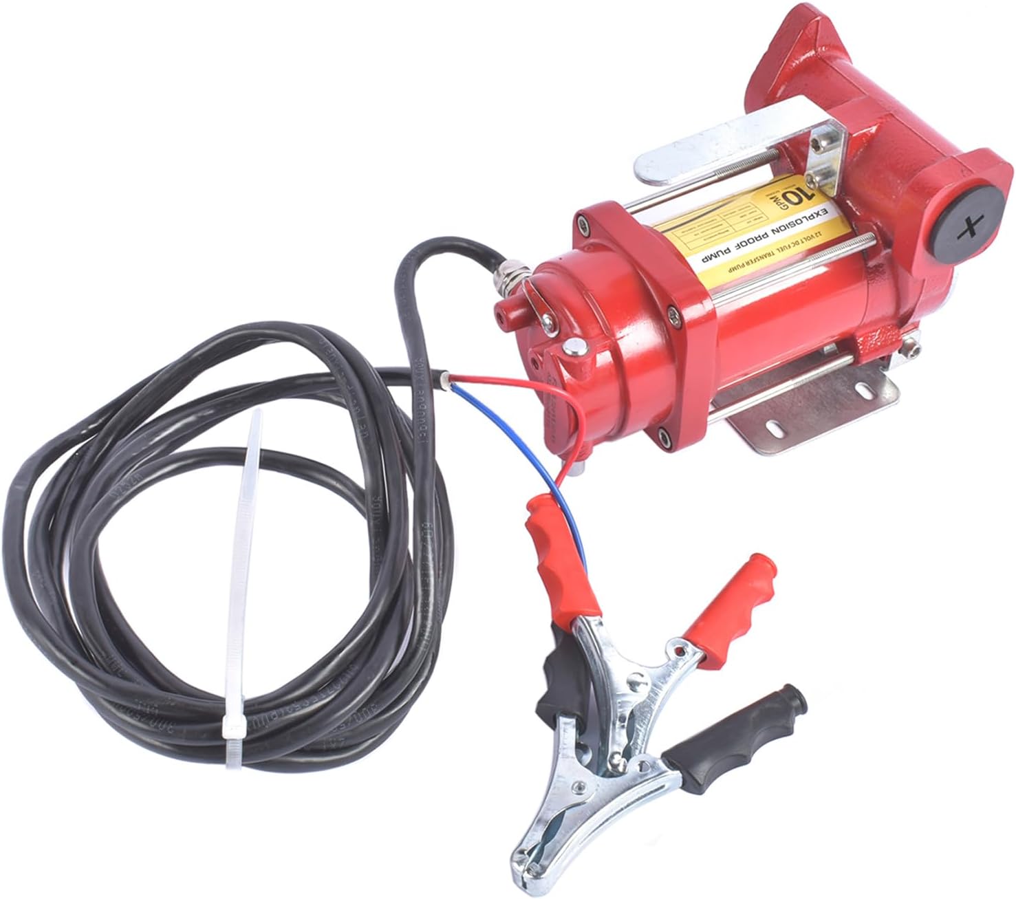 12V 10 GPM DC Fuel Transfer Pump Automatic Gasoline High Flow DC Diesel Transfer Pump Heavy Duty Fuel Oil Transfer Pump for Gasoline, Diesel, Kerosene, Biodiesel Vahaha