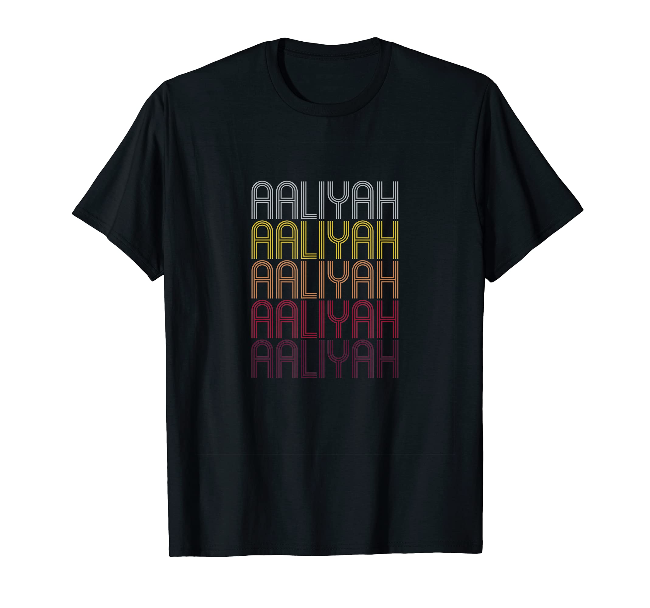 Aaliyah Personalized First Name Surname T-Shirt
