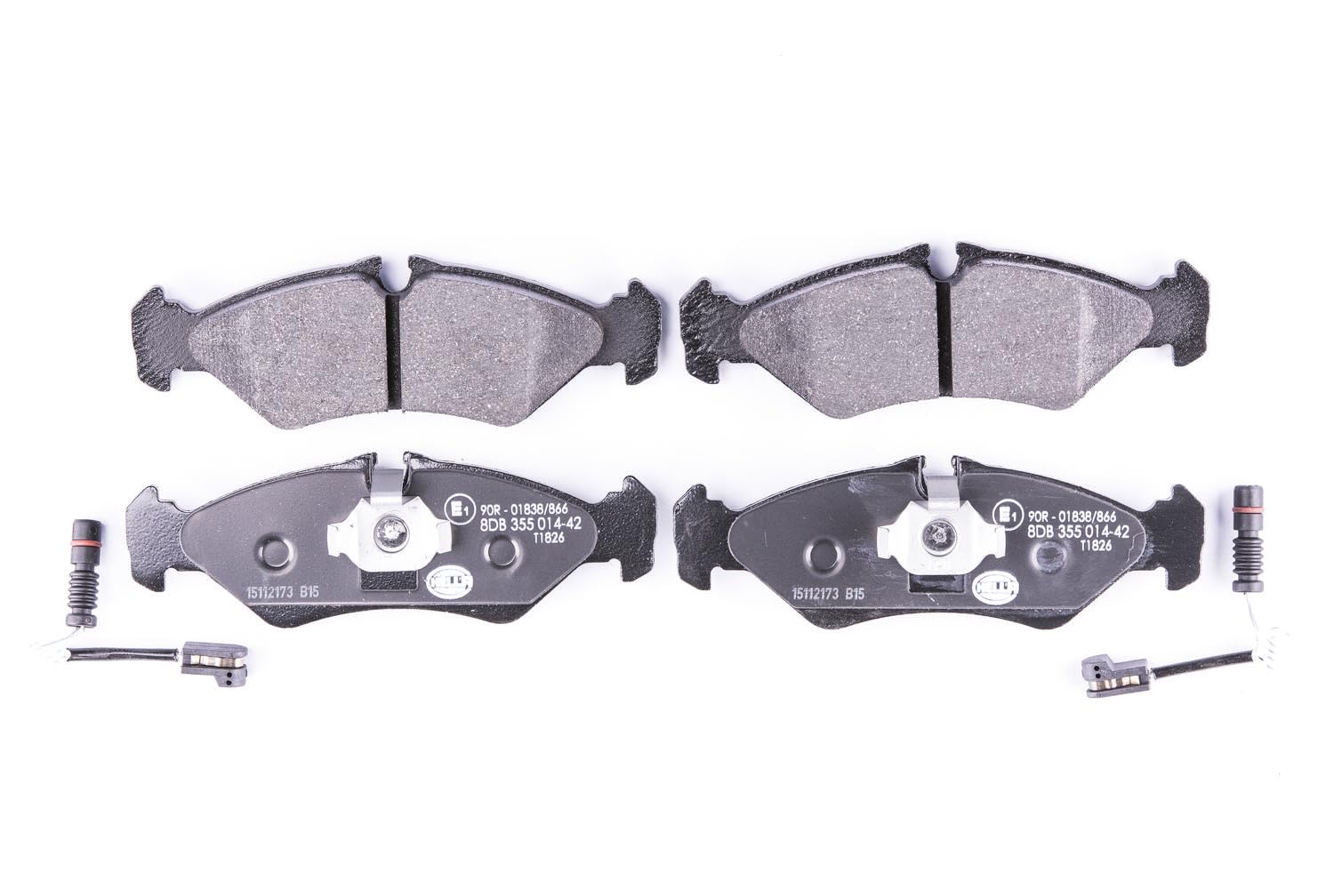 Brake pads 8DB 355 014-421 HELLA for MERCEDES-BENZ VW