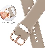 Vista 87 de Correa deportiva de silicona suave compatible con cierre clásico compatible con correas de Apple Watch de 49, 45, 44, 42, 41, 40 y 38 mm para iWatch