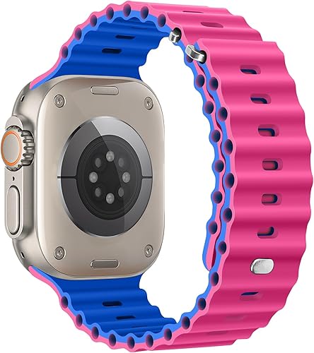 Miniatura 2 de Anlinser Correas compatibles con Apple Watch Band de 1.92, 1.77, 1.73 y 1.65 pulgadas, correa deportiva ajustable diseñada para Apple Watch Ultra