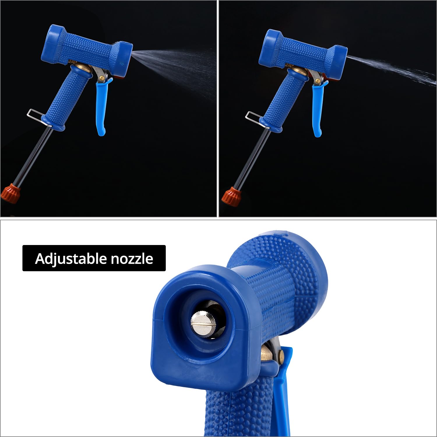 QWORK® Pistolet de Nettoyage G1/2", pour Arrosage du Jardin, Travaux de Nettoyage