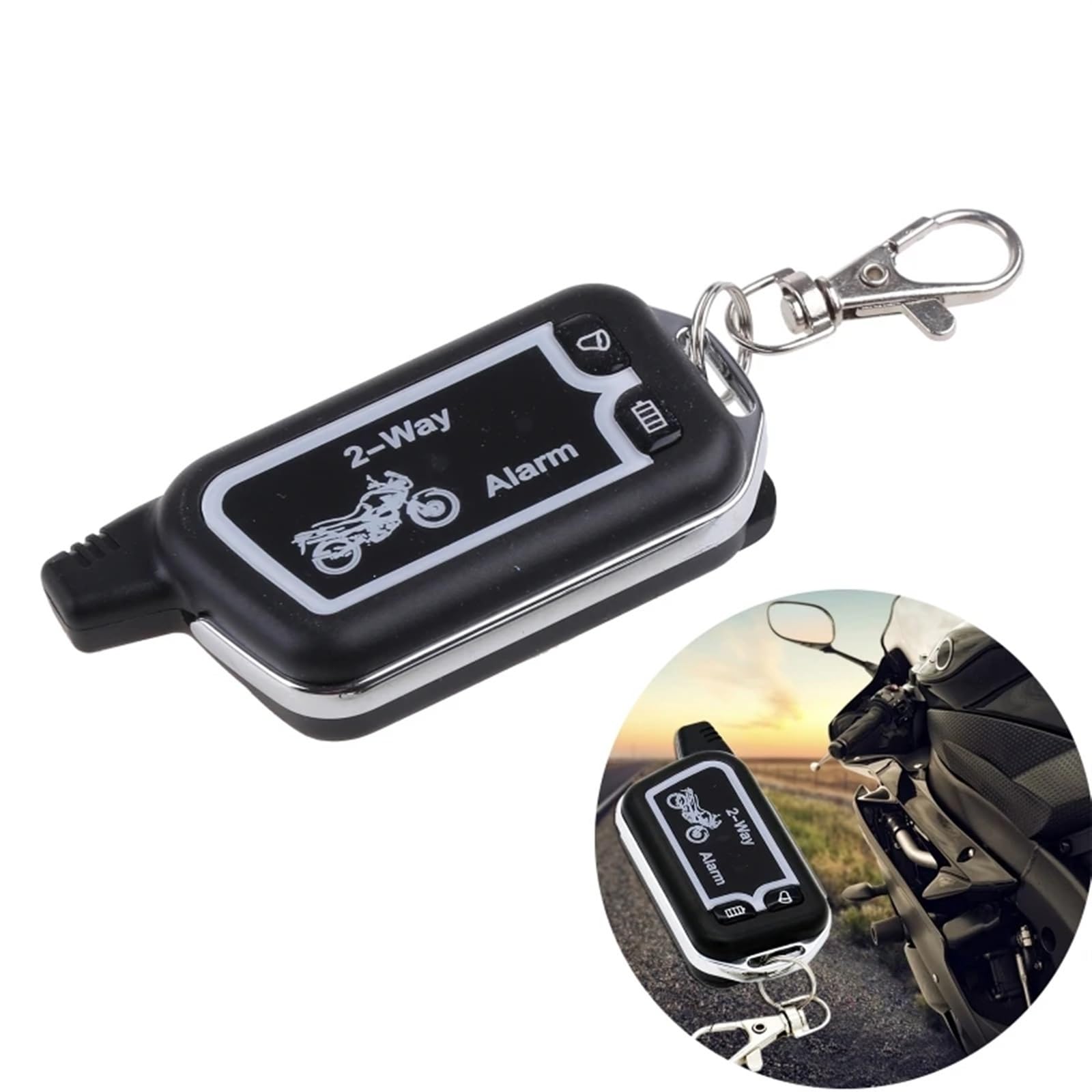 Sistema Allarme Auto Antifurto di allarme for moto bidirezionale con avviso display LED sul telecomando