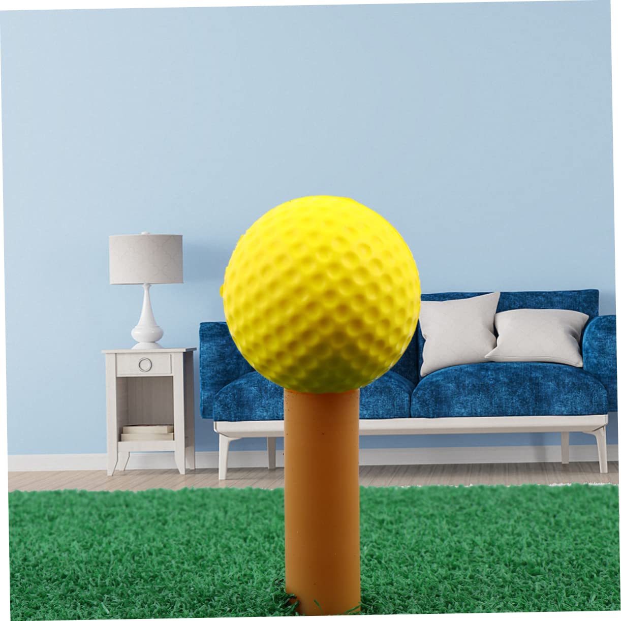 Toddmomy 5pcs Portable Indoor Hitting Mat Realistic Grass Training Pad for Practice Office Durable Design for Long Term Use Convenient for Golf Sessions