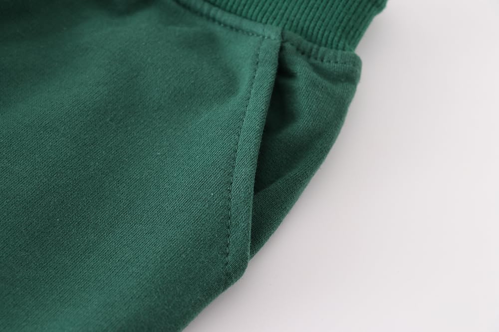 HUAER& Pantalones de chándal para bebé con diseño de dinosaurio con cordón elástico (2 unidades)