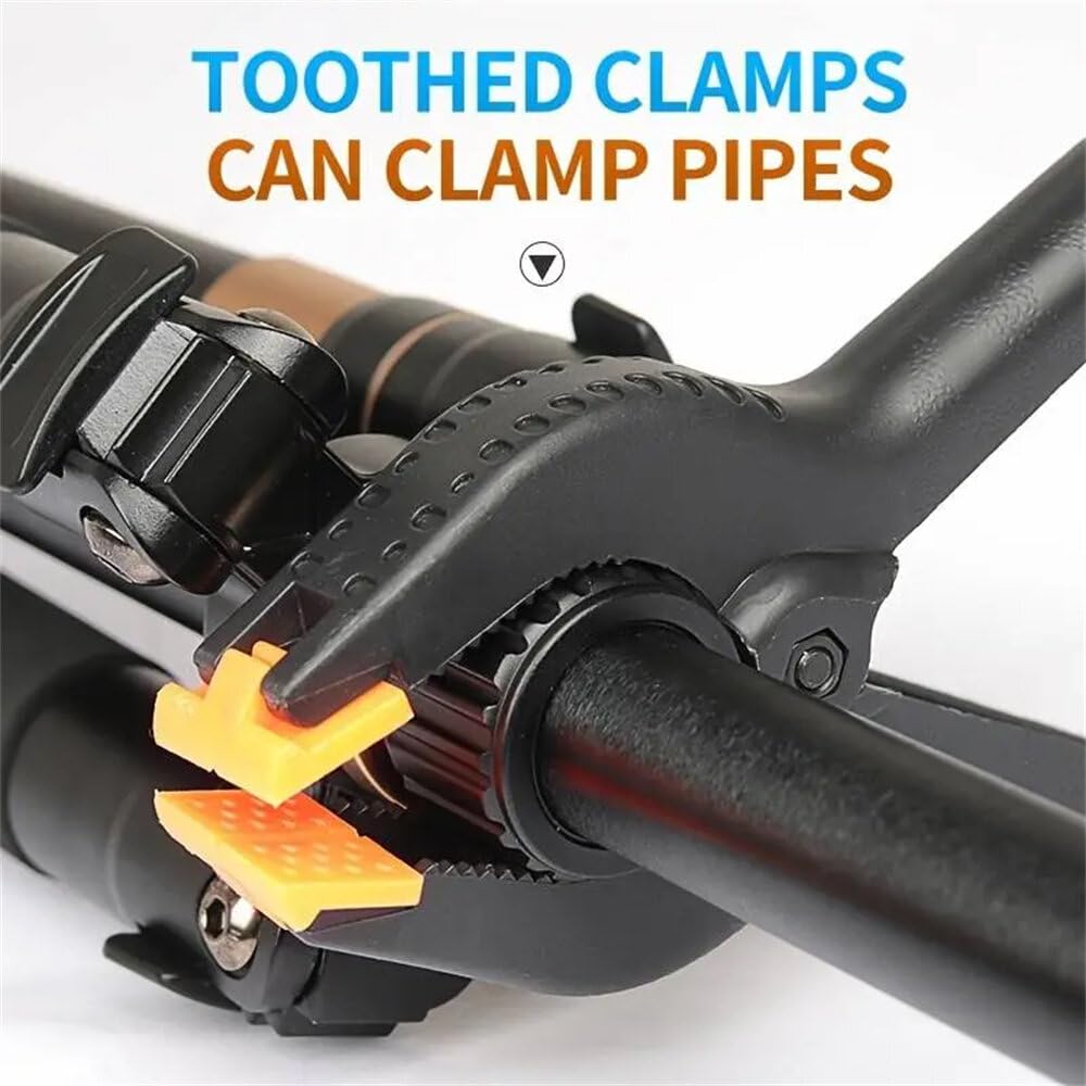 10pcs Ratchet Bar Clamp 2/3/4/6/9 Inch Woodworking A-Clip Black - View #5