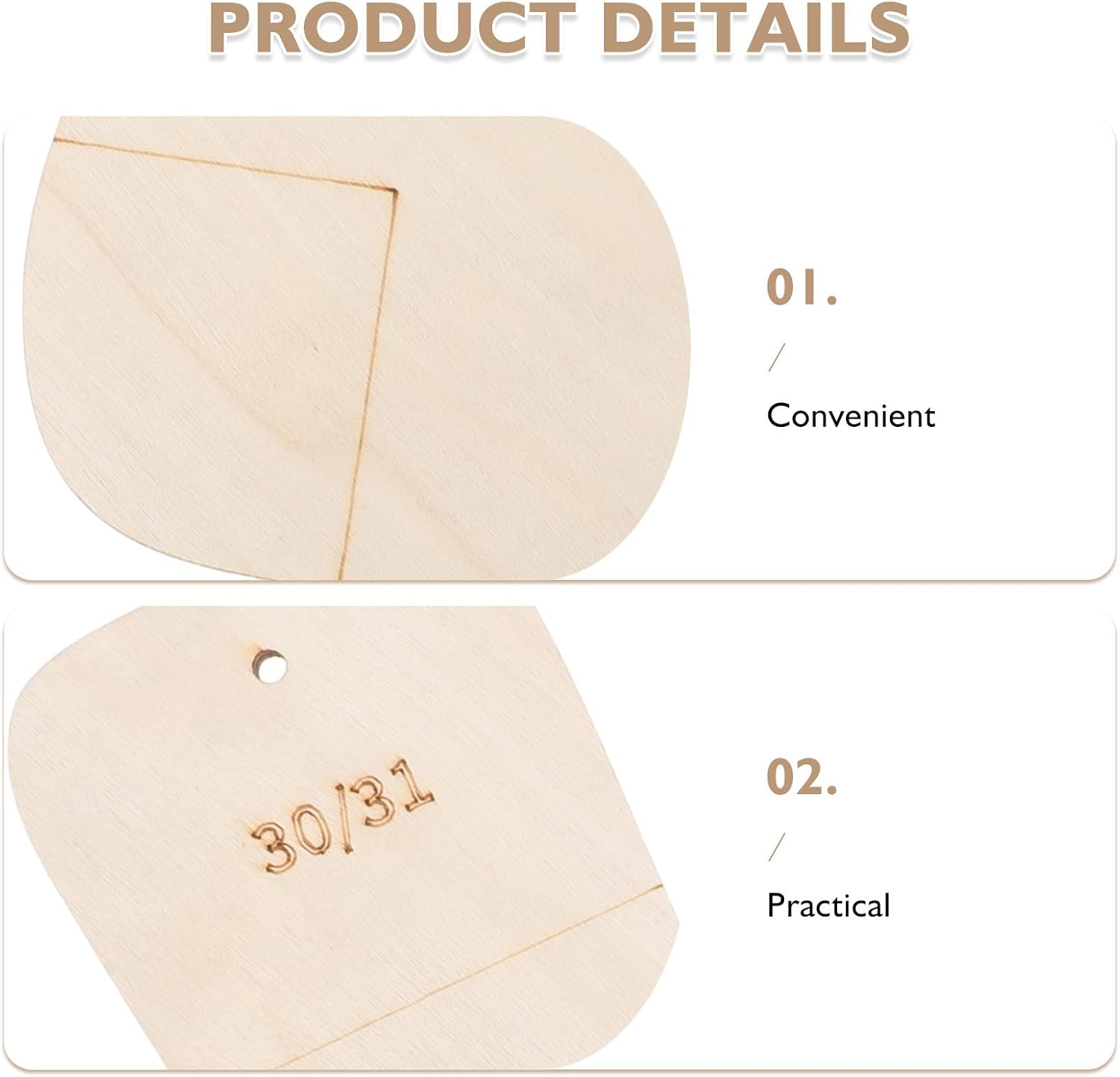 Wooden Sock Blocker Set for Knitting, 10pcs, Size 30-39