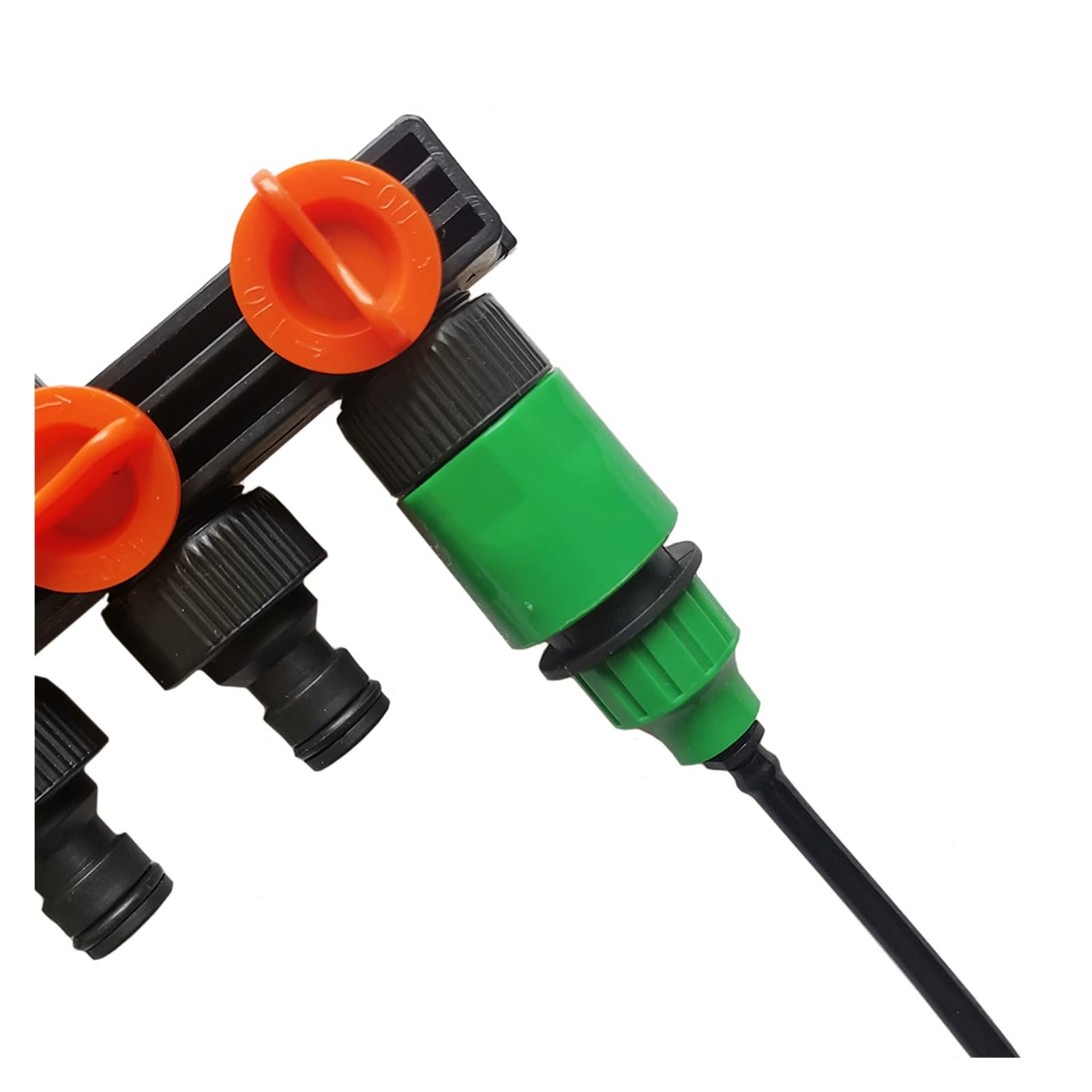 1/2 pollch 3/4 pollici 1 pollice a 4 vie Acqua Connettori Connettori Adattatore Quick Thread Adattatore Giardino Tubo Tubo Splitter Drip Irrigation Plant Garden Tools Presa per l'acqua del