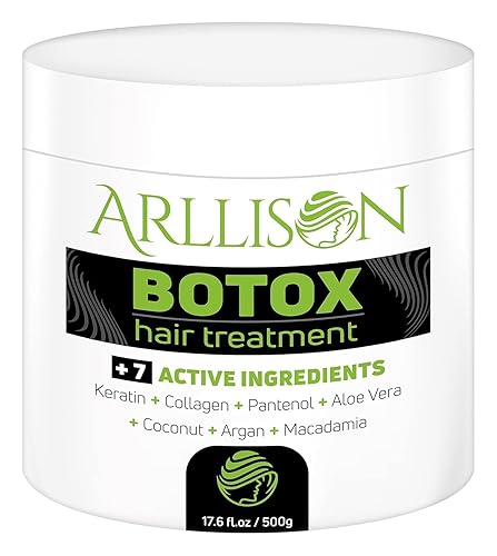 Mascarilla capilar de colágeno con queratina para cabello dañado, acondicionador profundo para cabello seco con aceite de coco y argán, mascarilla