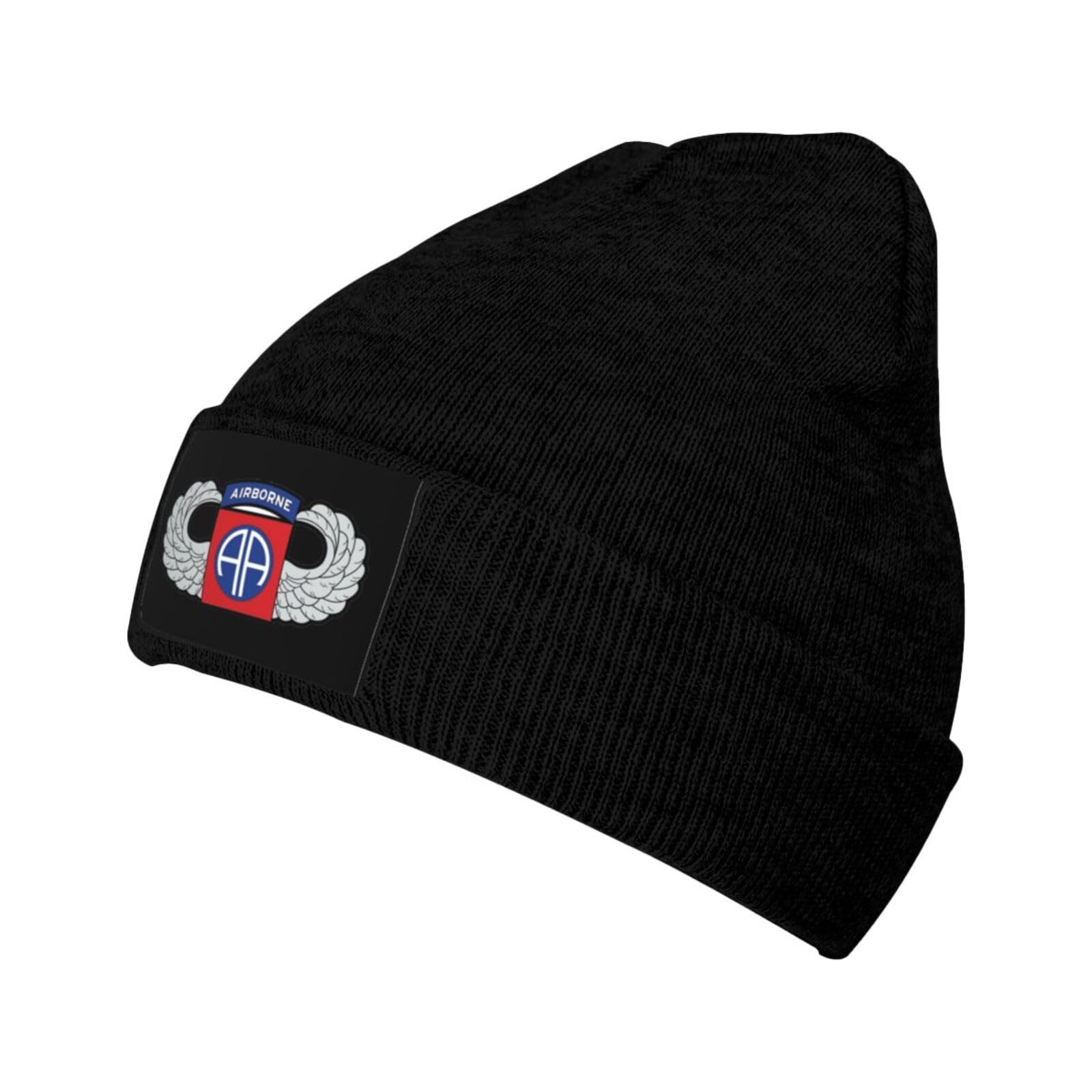 82nd Airborne Division Knit Hat Soft Classic Stretchy Beanie Cap Winter Warm Hats for Women Men Skull Cap