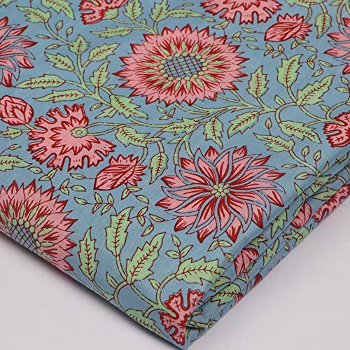 Tissu sérigraphié INDACORIFY doux et respirant pour couture et bricolage - 50 Yards