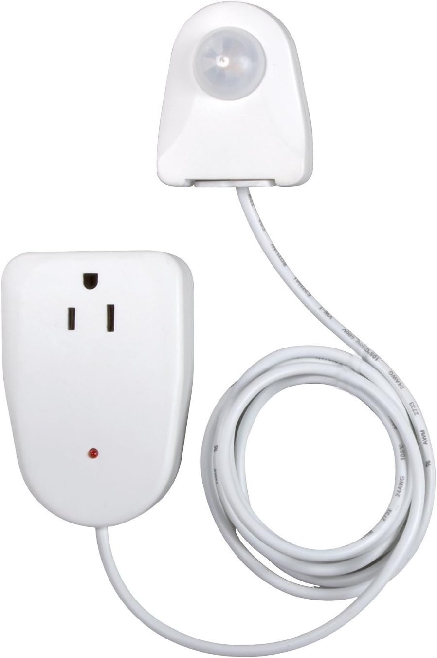 Westek MLC12BC-4 Indoor Plug-in Corded Motion Activated Light Control, Single, White