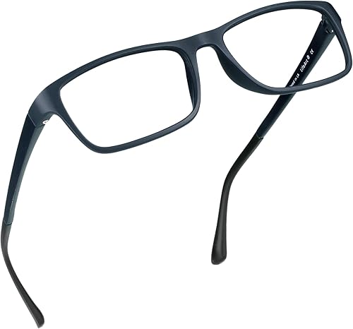 LifeArt - Anteojos para hombres y mujeres, con bloqueo de luz azul, antifatiga ocular, para computadora, lectura, jugar, ver televisión, antirrayos