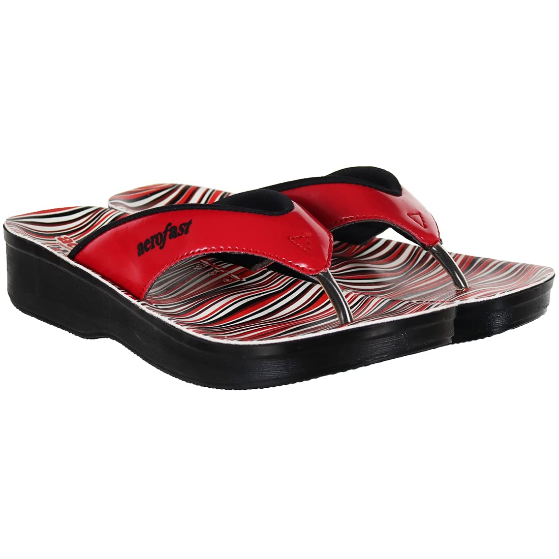 Aerofast PU Red Casual (LA0893) Slippers for Women - 37 EU (B0BH8V116D) Amazon Price History, Amazon Price Tracker