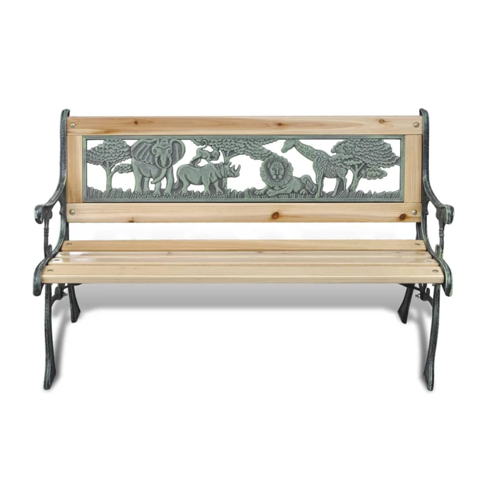 Homgoday Banc de jardin pour enfants - 84 cm - En bois - Banc de terrasse - Pour extérieur, salon