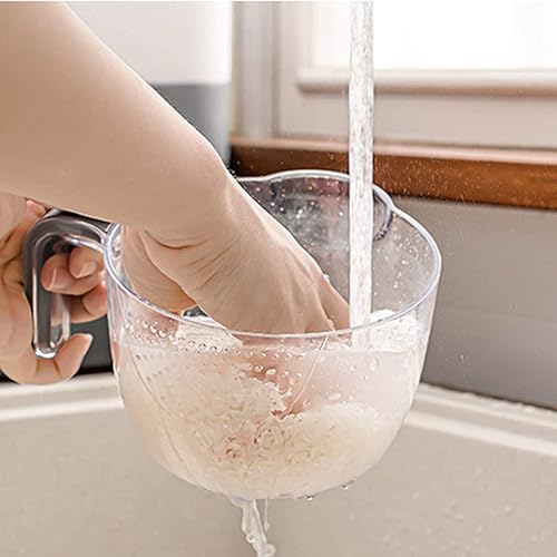 Miniatura 6 de Caja de almacenamiento automática de dispensador de cereales de plástico con escala, organizador de arroz, contenedor de almacenamiento de granos