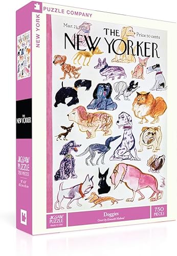 Miniatura 11 de New York Puzzle Company - New Yorker Hot Dogs - Rompecabezas de 1000 piezas para noches de juego familiares por Mark Ulriksen Hot Dogs 1000