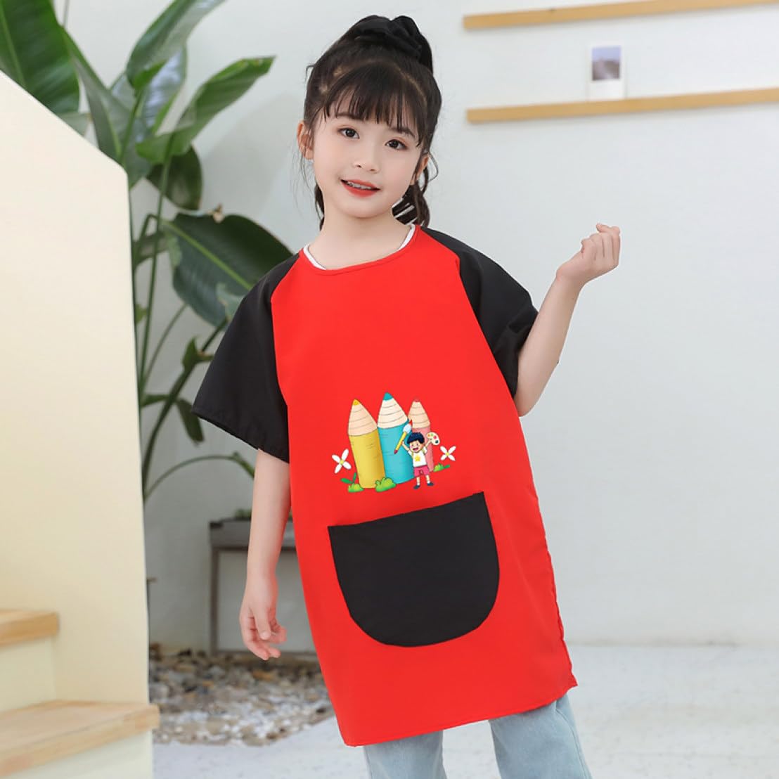 Amazon｜JAnjiaLxY 子供用 キッズ タイプ19 エプロン スモック