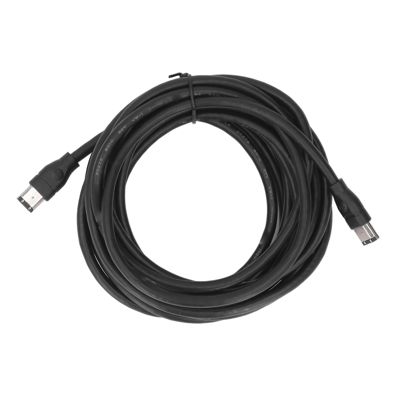 Cuifati Cable Firewire DV, Cable Firewire Premium de Alta Velocidad, 6 Pines Macho a 6 Pines Macho IEEE1394 Cable Firewire para Videocámara Cámara Digital Impresora 14.8 Pies