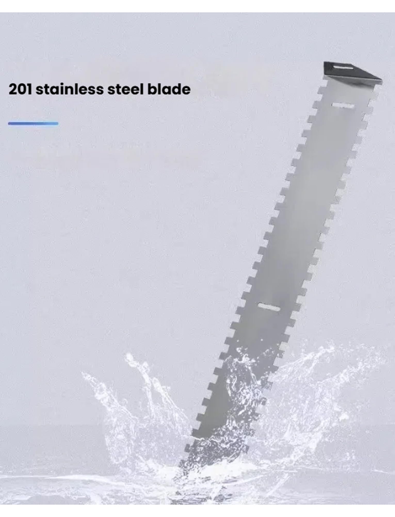 Verstellbare Kerbkelle mit ergonomischem Griff für müheloses Verteilen von Fliesenkleber, perfekt für professionelle und Heimwerker-Flieseninstallation