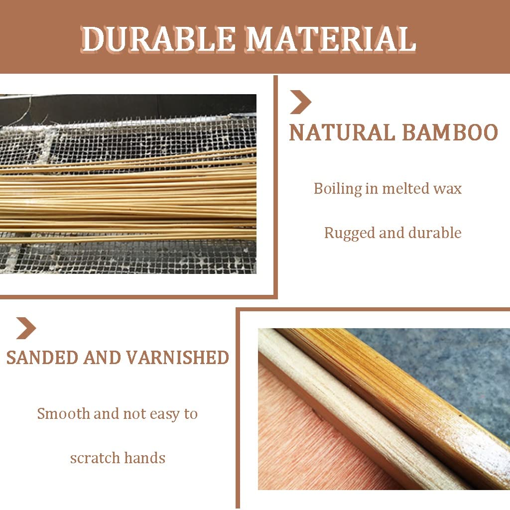 Jaula para Palomas de bambú Resistente con Bandeja extraíble para estiércol, Nido de fácil instalación, Jaula de emparejamiento Estable y de Montaje múltiple (marrón) cría
