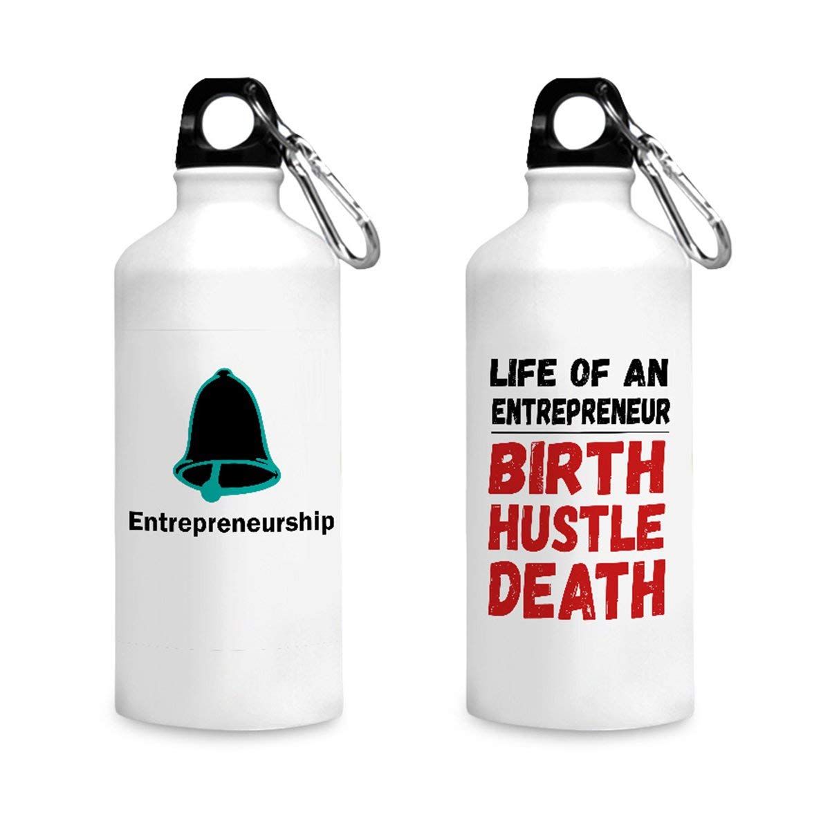 Motivate Box,Life of an Entrepreneur Quote,Ghanta Entrepreneurship Printed 2 Sipper Bottles(750 ml, White)-image-6