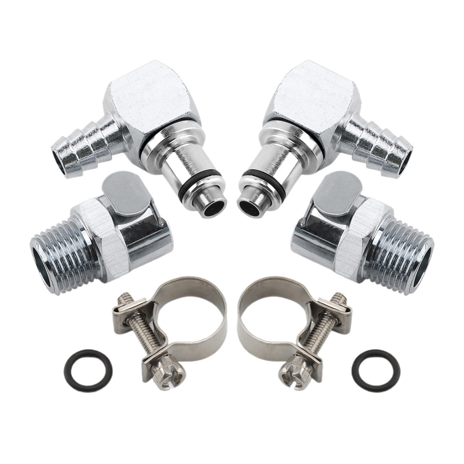 Schnellkupplungs-Set für Leitungsschlauch, kompatibel mit BMW S1000RR/R/XR R1200GSW/GSW ADV/RTW/RW/RSW, schwarzes Set A
